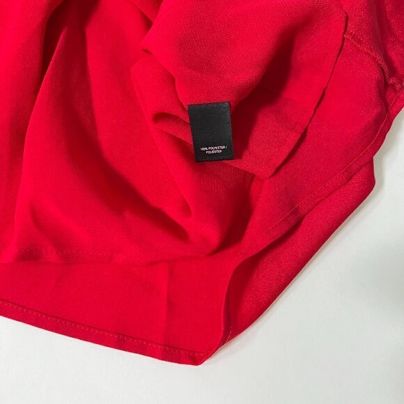 Victoria Secret Size 2 Dress Red V Back Ties Bow - Picture 5 of 12